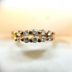 K18 メレダイヤ リング